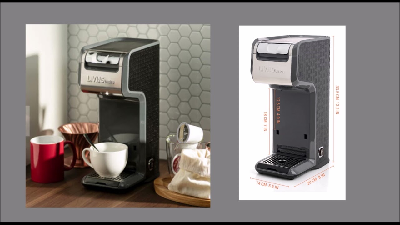 Single Serve Coffee Maker Brewer Ground 