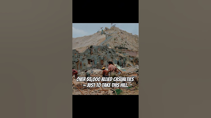 WW2 in Color The Ruins of Monte Cassino – 1944