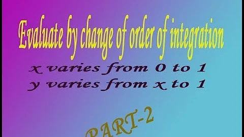 VTU Engineering Maths 1 Changing the order of integration interesting example(PART-2)