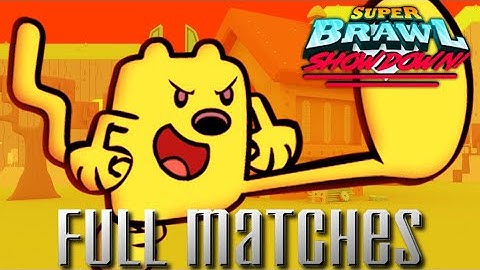 Wubbzy Defeats Every Fighter | Super Brawl Showdown v0.3.0b Wubbzy Full Matches