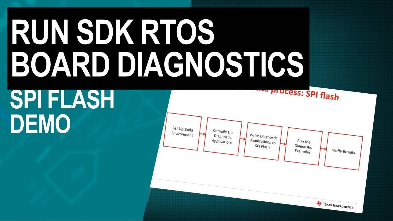 How to Run Processor SDK RTOS Board Diagnostics Using SPI Flash - YouTube