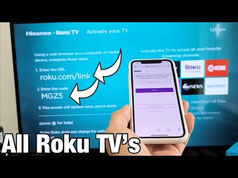 Roku TV's: Enter the Link & Code to Activate your TV