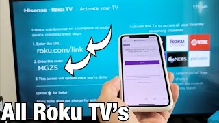 Roku TVs: Enter the Link & Code to Activate your TV