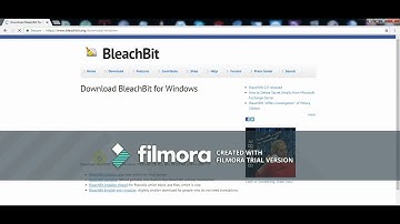 Bleachbit Instructional Video