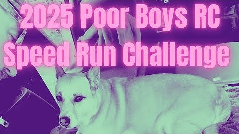 2025 Poor Boys RC Speed Run Challenge 1st run @poorboysrc