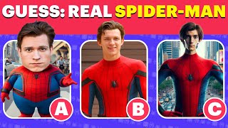 GUESS THE REAL SUPERHERO🤯🤔| ARE YOU REAL SUPERHEROES FAN?🧐 | MARVEL SUPERHEROES QUIZ #2