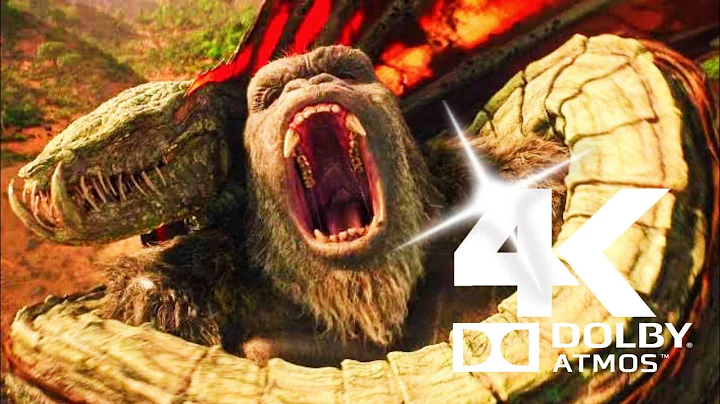 Godzilla vs Kong Kong vs Warbat Dragons Fight Scene 'Hollow Earth Battle' (4K ULTRA HD)