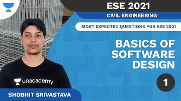 Basics of Software Design 1 | RCC | Most Expected Questions for ESE 2021 | CE | Shobhit Srivastava
