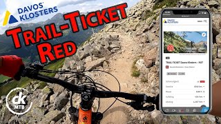 TRAIL-TICKET Davos Klosters - Red | My first Enduro MTB Tour in the Alps (Switzerland)