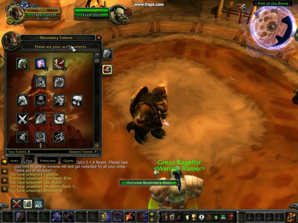 World of Warcraft - Dual talent spec learning