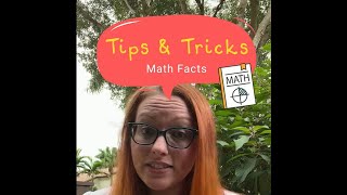 Jamie The Tutor Tips and Tricks - Math Facts