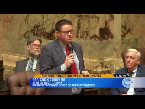 state representatives florida Rep. Chris Corry speaks against increasing taxes for travel agents and tour operators