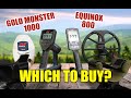 Gold Monster 1000 vs Equinox 800: Target ID Comparison