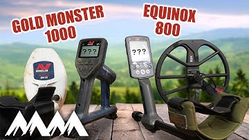 METAL DETECTOR SHOWDOWN! Gold Monster 1000 vs Equinox 800