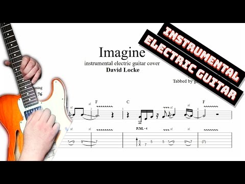 Imagine TAB -  instrumental electric guitar tab (Guitar Pro)