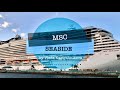 CRUISE SHIP MSC SEASIDE Caribbean islands