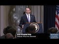 Farewell Ceremony for Deputy Attorney General Rod J. Rosenstein