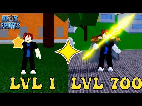 Noob To Pro Using LIGHT Fruit SPEAR - BLoxfruits 