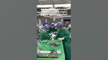 Thumbnail of Live cardiac surgery broadcasted from Lampang Hospital. Fantastic teamwork on display.