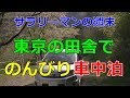 【フリードスパイク車中泊】東京の田舎でのんびり車中泊キャンプ