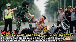Download Lagu VIRAL‼️MOTOR TNI CANTIK DI BAKAR OKNUM POLISI AROGAN KARENA GADIS TNI MENOLAK DI MINTA UANG DAMAI‼️ MP3