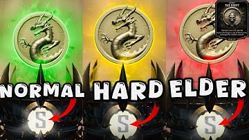 DRAGON 🐉 S Rank Tips For All Krypt (Normal,Hard & Elder)Modes MK Mobile |Best Way for Dragon Krystal