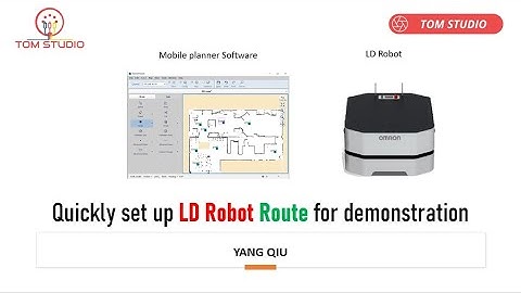 How to set up Omron LD Robot route for demonstration