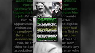 The Family Secret: Why Hitler’s Own Nephew Blackmailed Him Before Joining the US Navy. #history #ww2