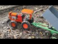Epic Rc Tractor Construction Site On A Muddy Road