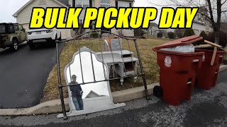 Snowing on Trash Day NO PROBLEM! - Trash Picking Ep. 731