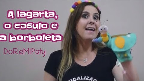 A lagarta, o casulo e a borboleta