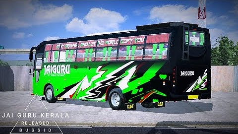 Jaiguru Kerala Bus Mod In Bus Simulator Indonesia - Bussid Bus Mod - Bussid Car Mod - Bussid