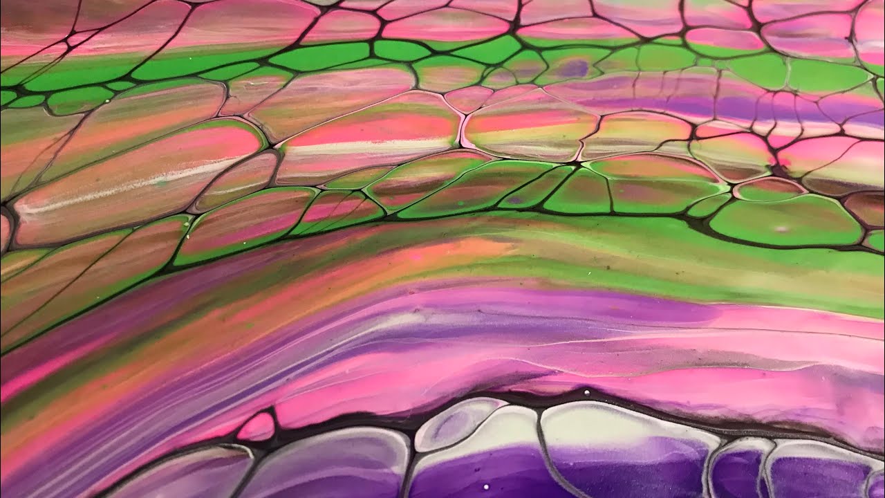 687 Swipe ~ Acrylic Pouring ~ Fluid Art ~ Art By Susan King - YouTube