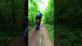 Forest trail😍 (Kleboniskis Park) was a vote for trails #electricunicycle #euc #speed #instagood