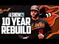 10 YEAR REBUILD OF THE BALTIMORE ORIOLES in MLB the Show 21