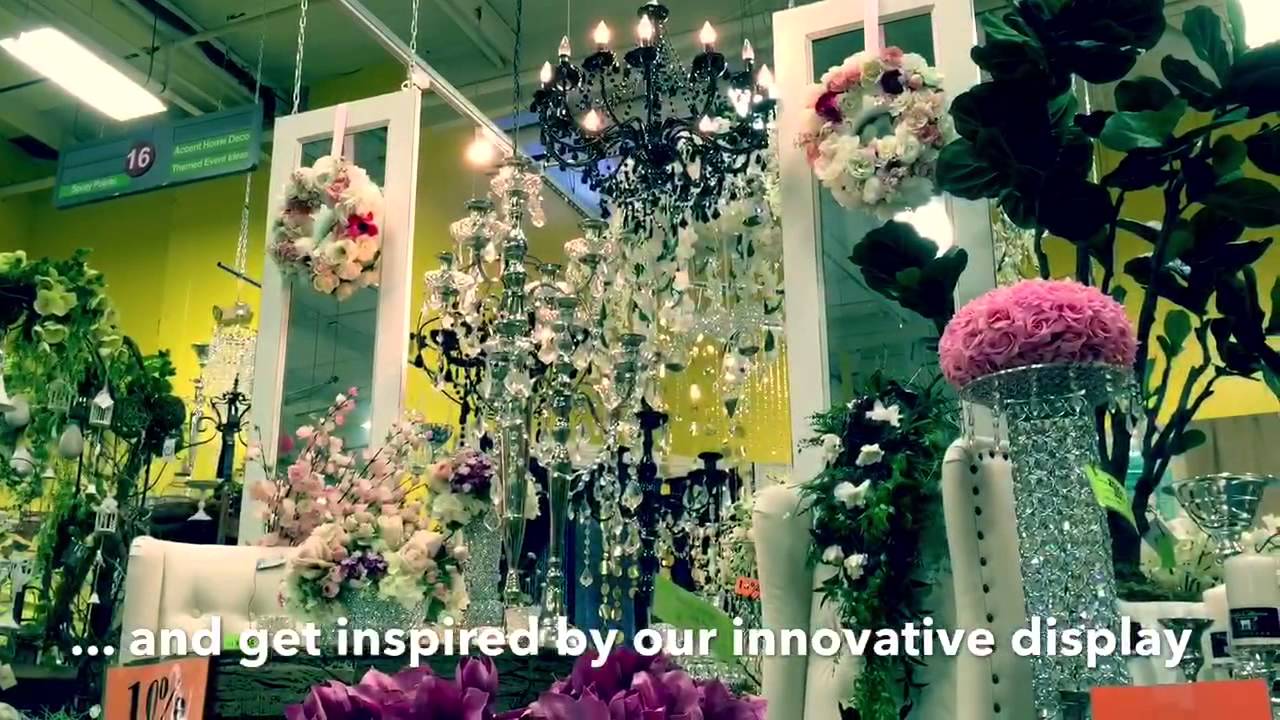 United Wholesale Flowers Wedding Showroom YouTube