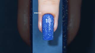 Esmalte azul FANTASIA da Anita e GLITTER REFLETIVO da Hits | Por Gabriela Becker #unhas #esmalte