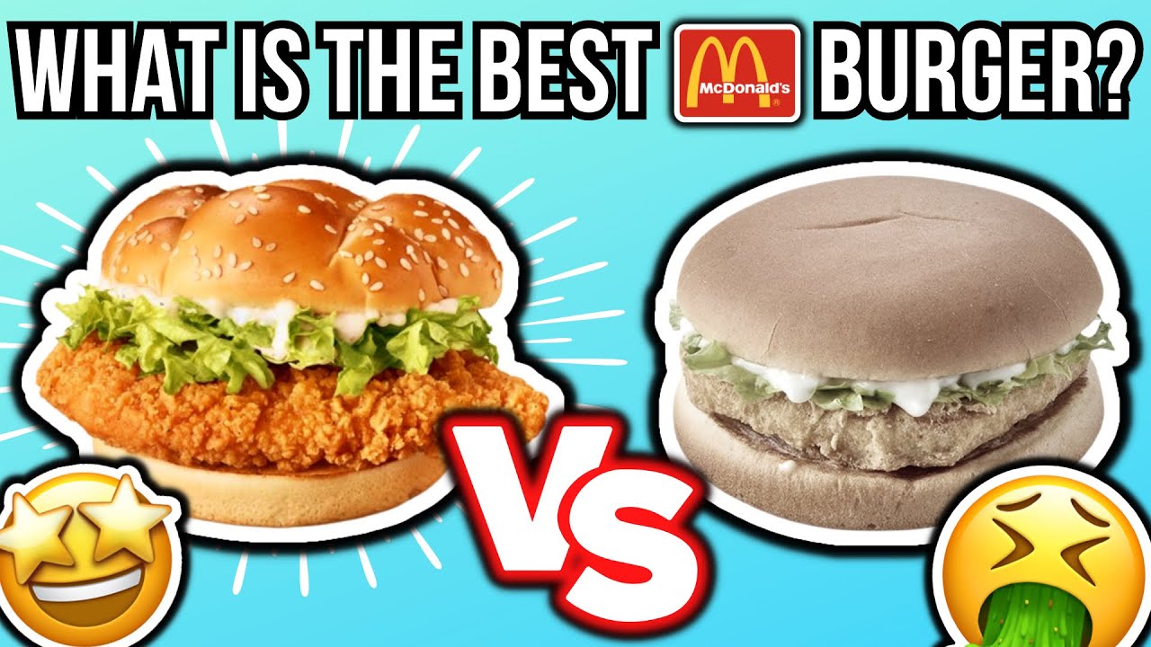 We Tried EVERY McDonald’s Chicken Burger! (Taste Test) YouTube