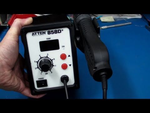 EEVblog #167 - Atten 858D Hot Air Rework Review