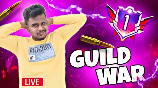 GUILD WARS WITH HACKERS | FREEFIRE LIVE TAMIL | #vrsgamerff #freefire #viral #brranked