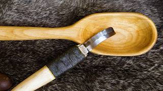 Hand-Carving a Knife Handle and Spoon in the Wilderness