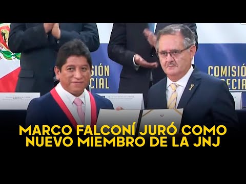 Marco Falconí juró como nuevo miembro de la Junta Nacional de Justicia