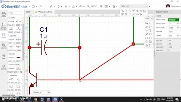 Astable Multivibrator Using EasyEDA