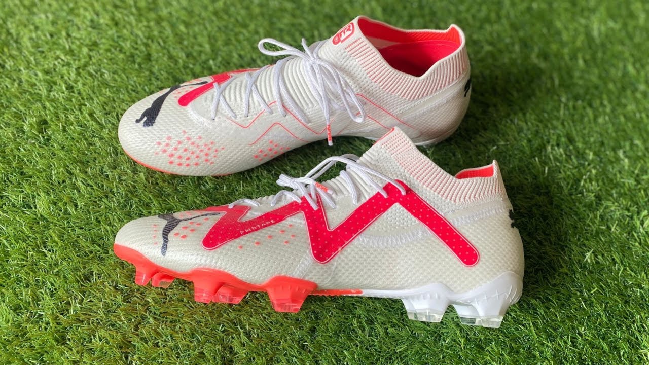 UNBOXING & TESTING PUMA ULTRA ULTIMATE FG/AG BOOTS WHITE - BLACK FIRE ORCHID  🍉🍉🍉 - YouTube