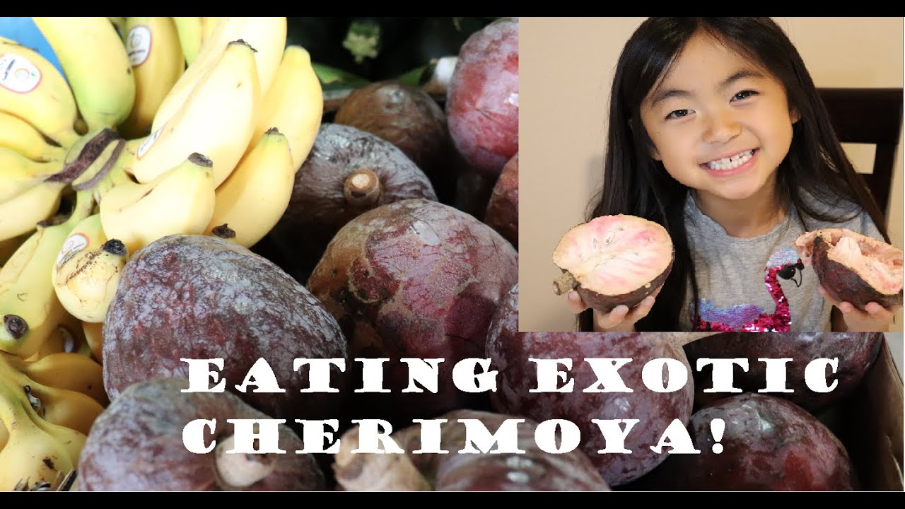 tropical fruits definition Eirene Finally Get To Eat Her Cherimoya Fruit!