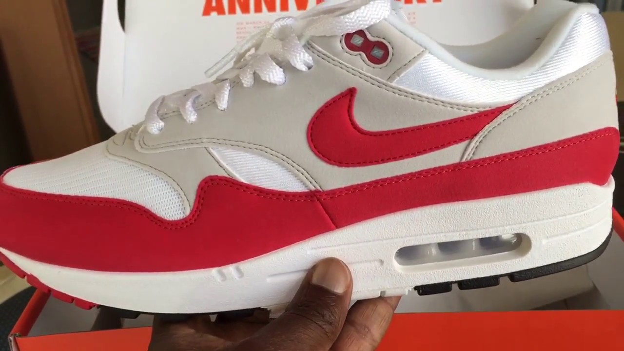 Quick Look At The Nike Air Max 1 OG 30th Anniversary University Red ...