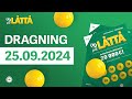Paf Låttå dragningen 25 september 2024.
