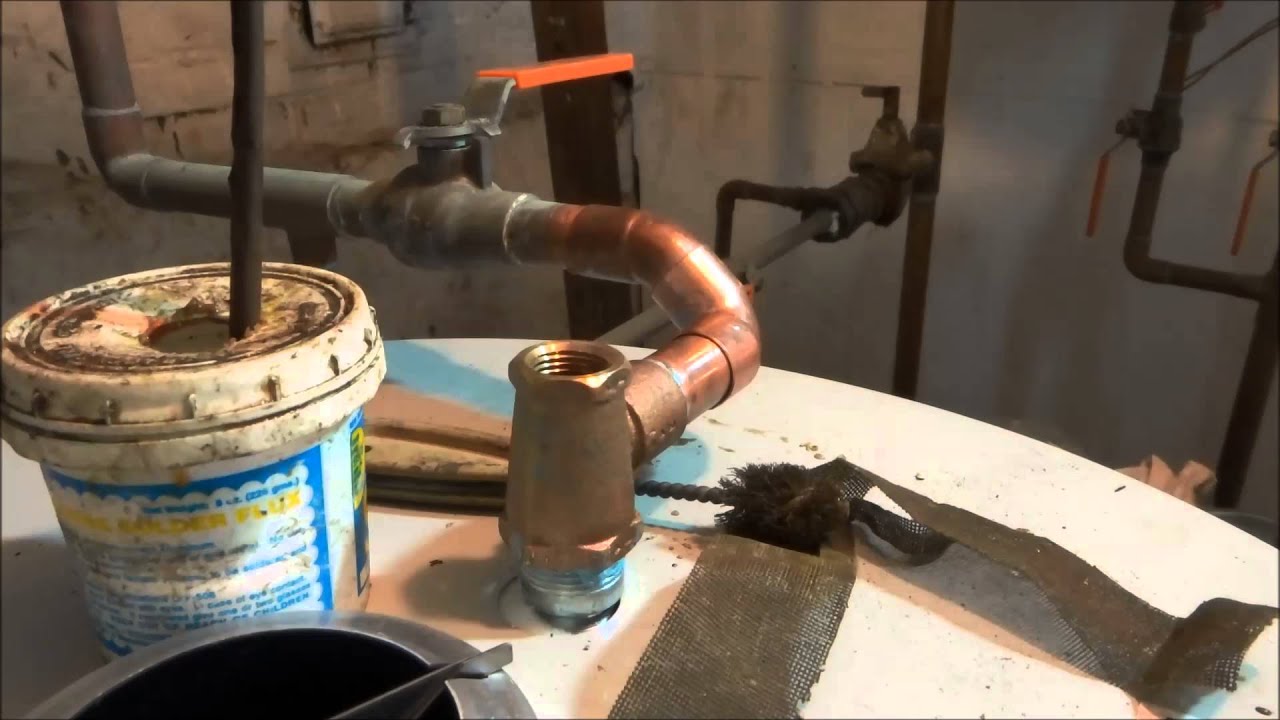 gas water heater replacement,hooked up to field power venter - YouTube