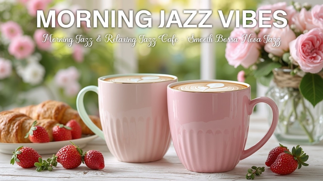 Расслабляющий утренний джаз и босса-нова - Уютная атмосфера кофейни