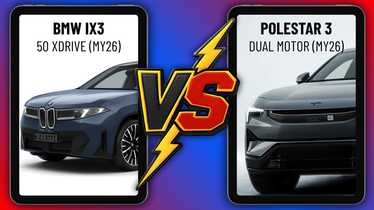 BMW iX3 (MY26) vs Polestar 3 (MY26) 👈😛